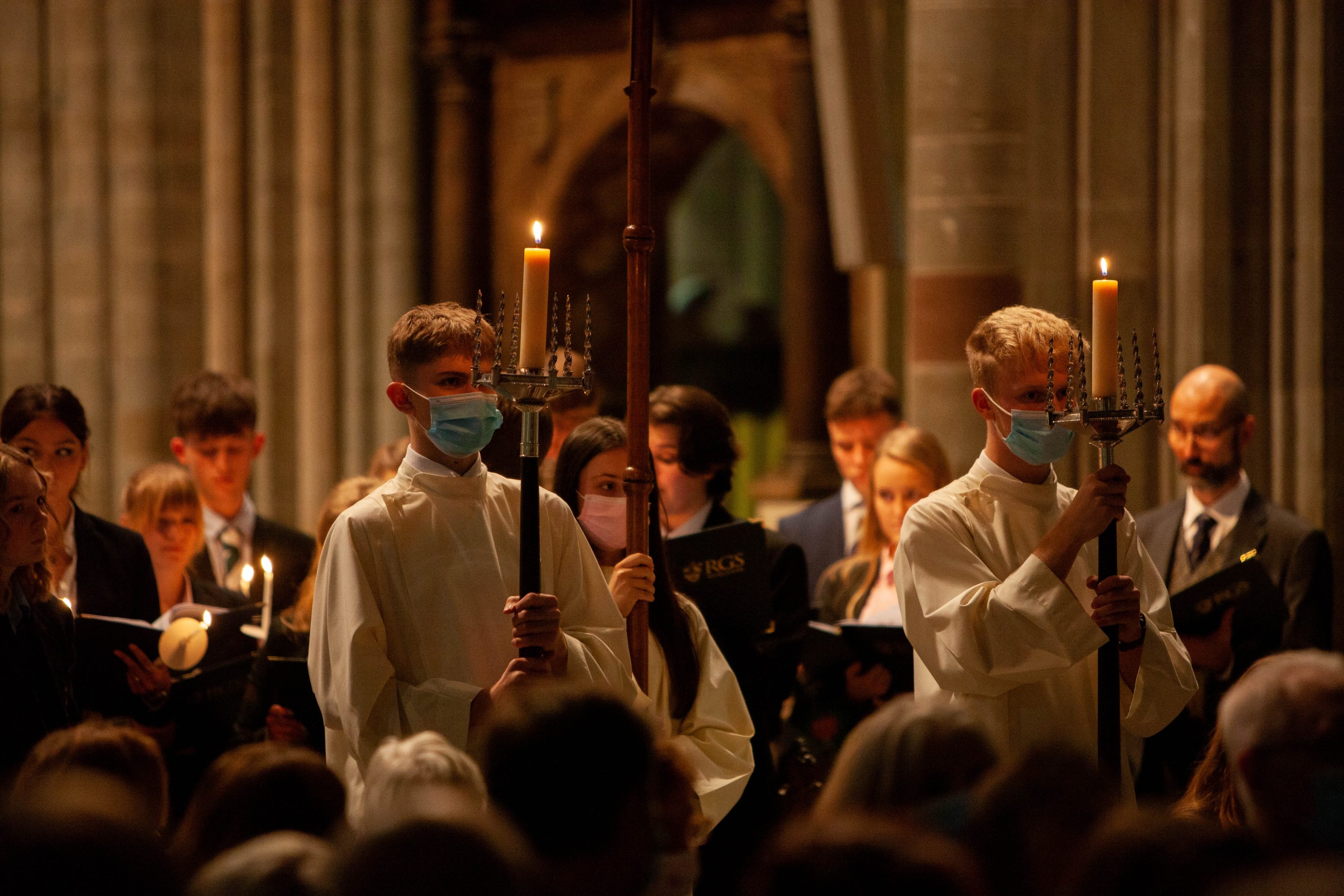 Carol Service Delights in Worcester Cathedral