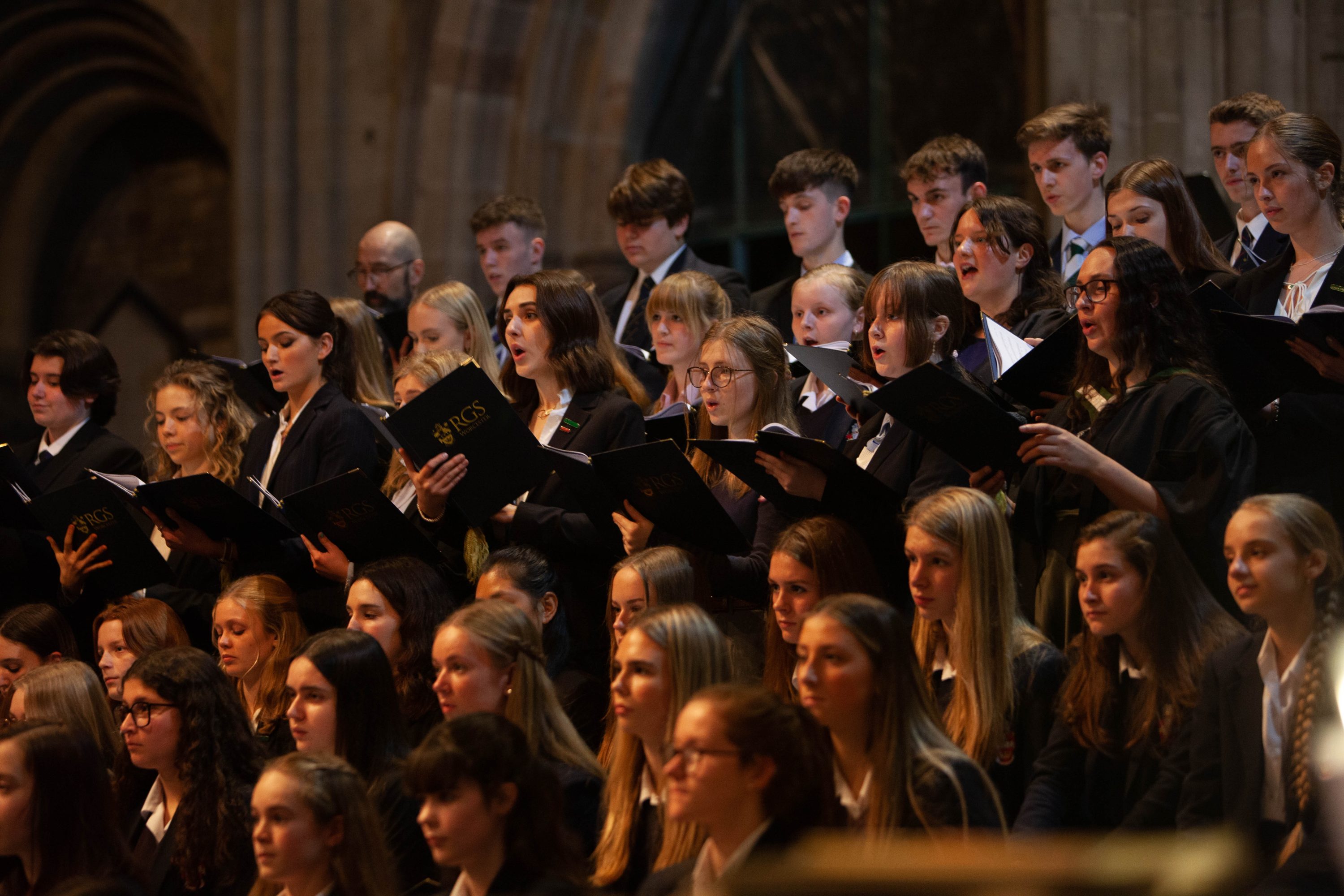 Carol Service in Worcester Cathedral