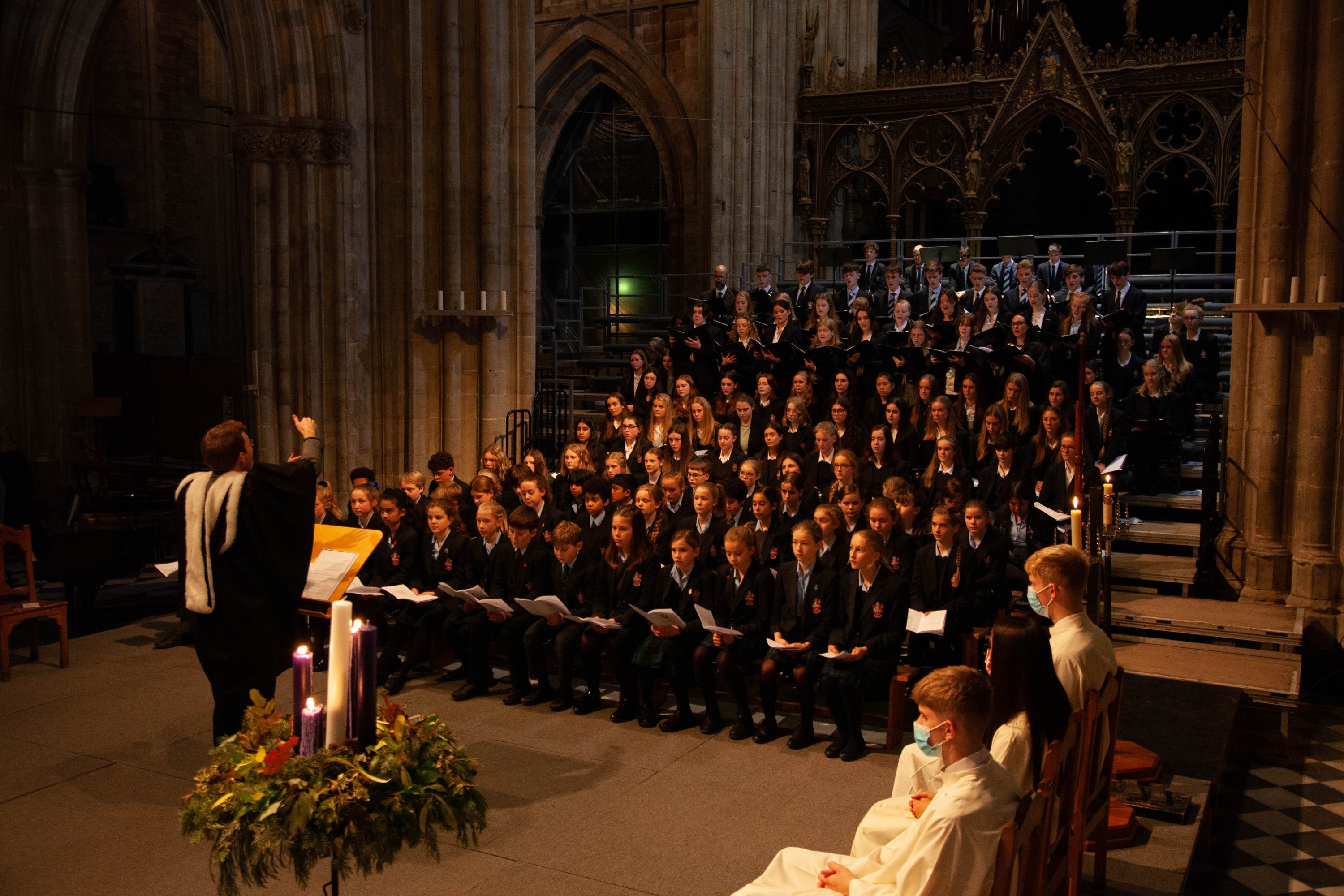 RGS Carol Service Delights in Worcester Cathedral