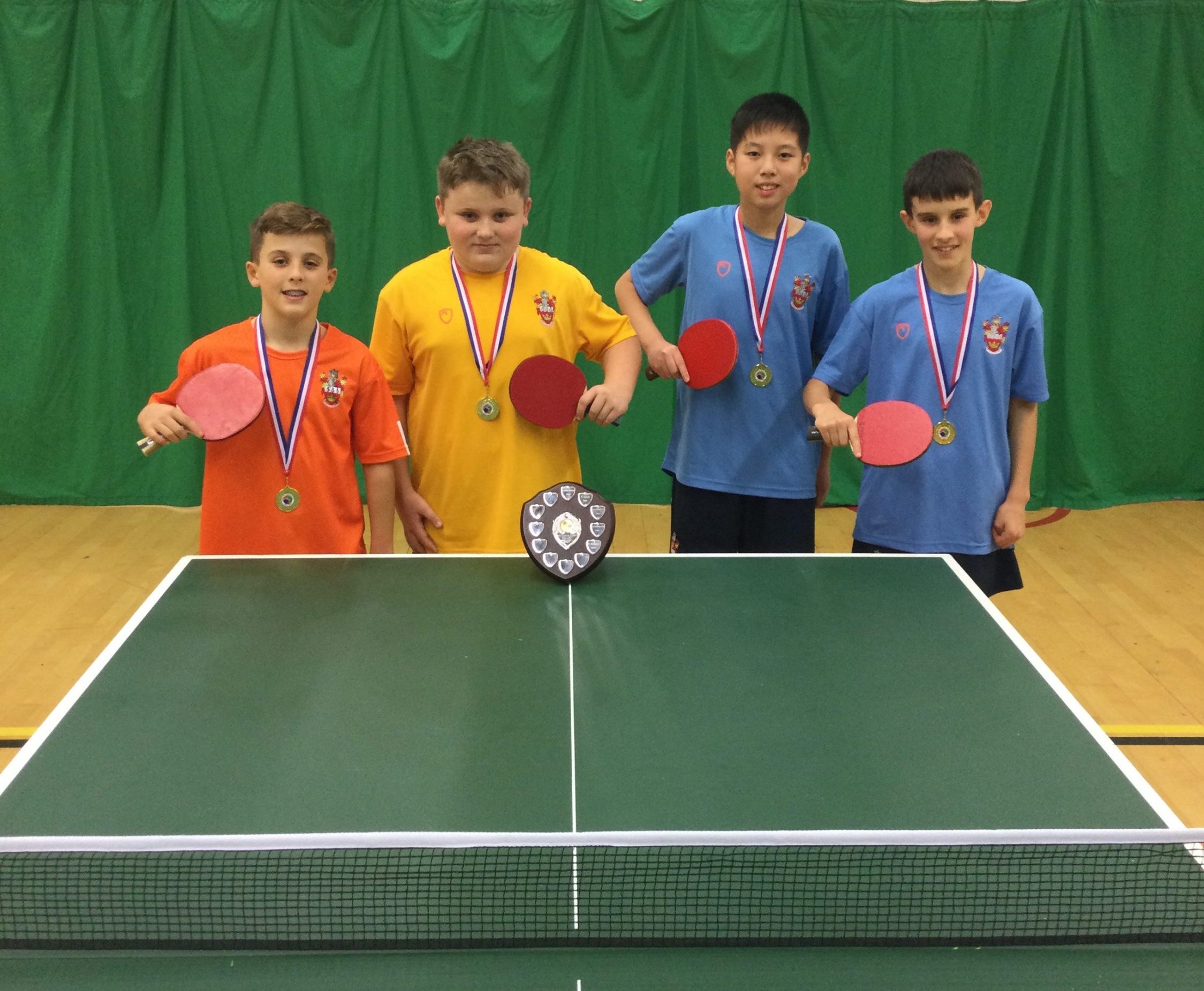 RGS Under 13 Table Tennis team qualify for Regional Finals