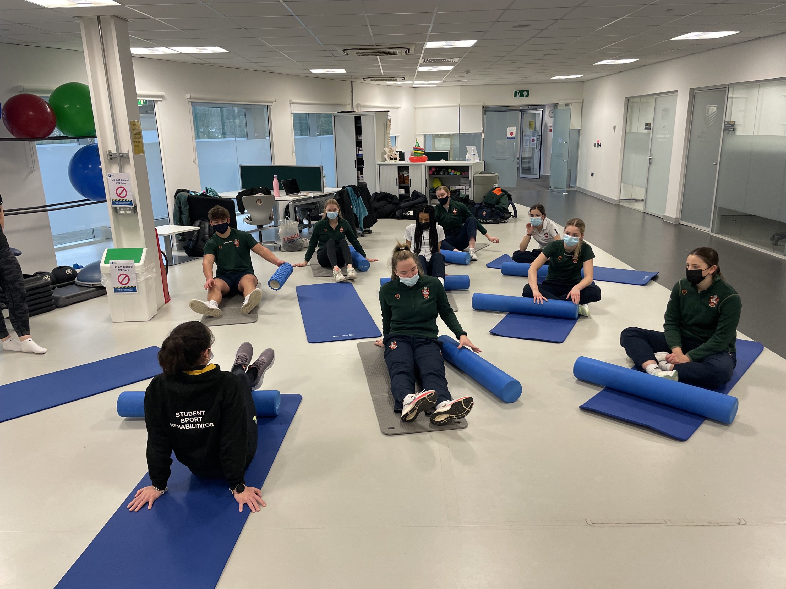 Strength & Conditioning training at University of Nottingham