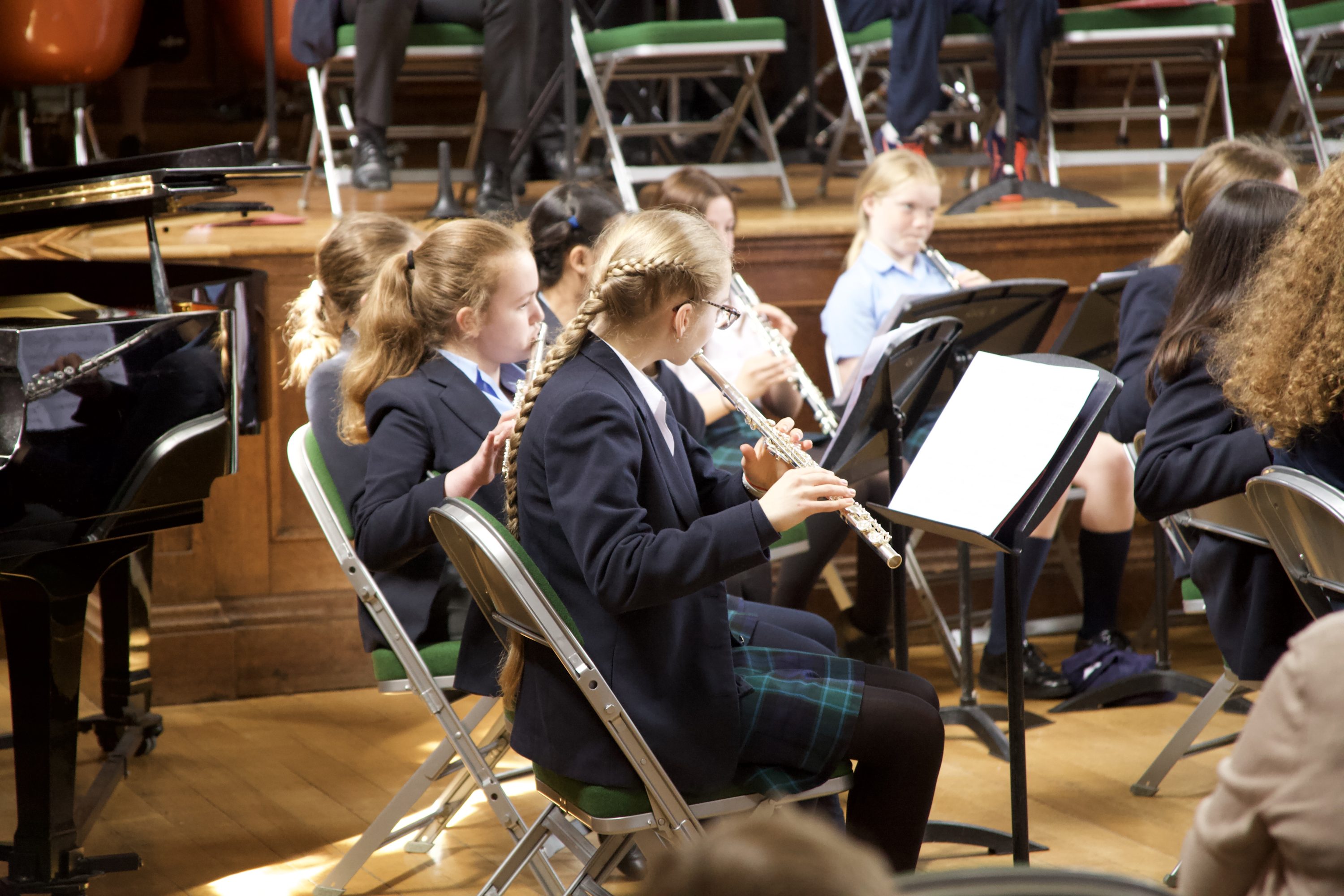 RGS Wind Band flautists