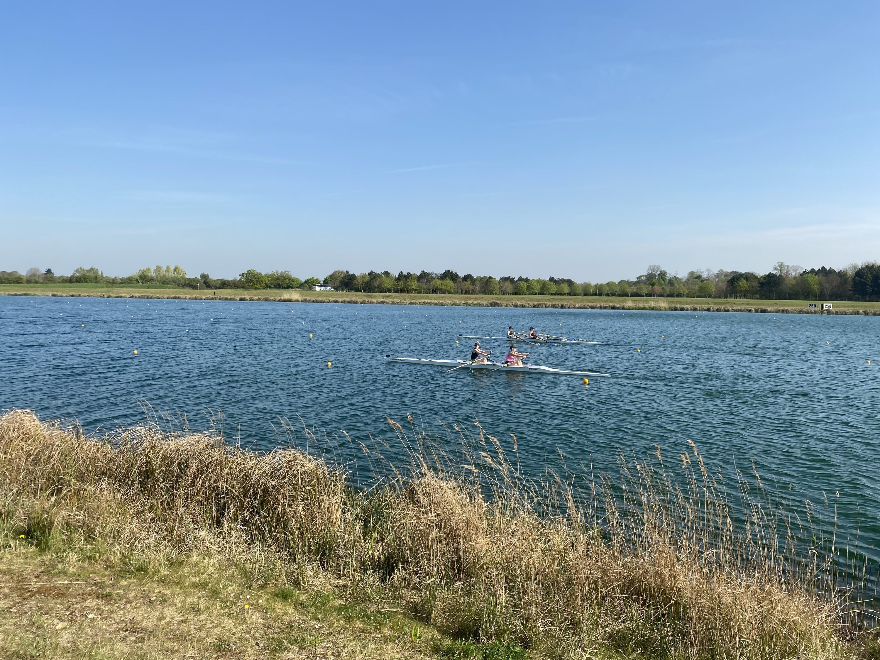 Rowing at Buckinghamshire’s, Dorney Lake
