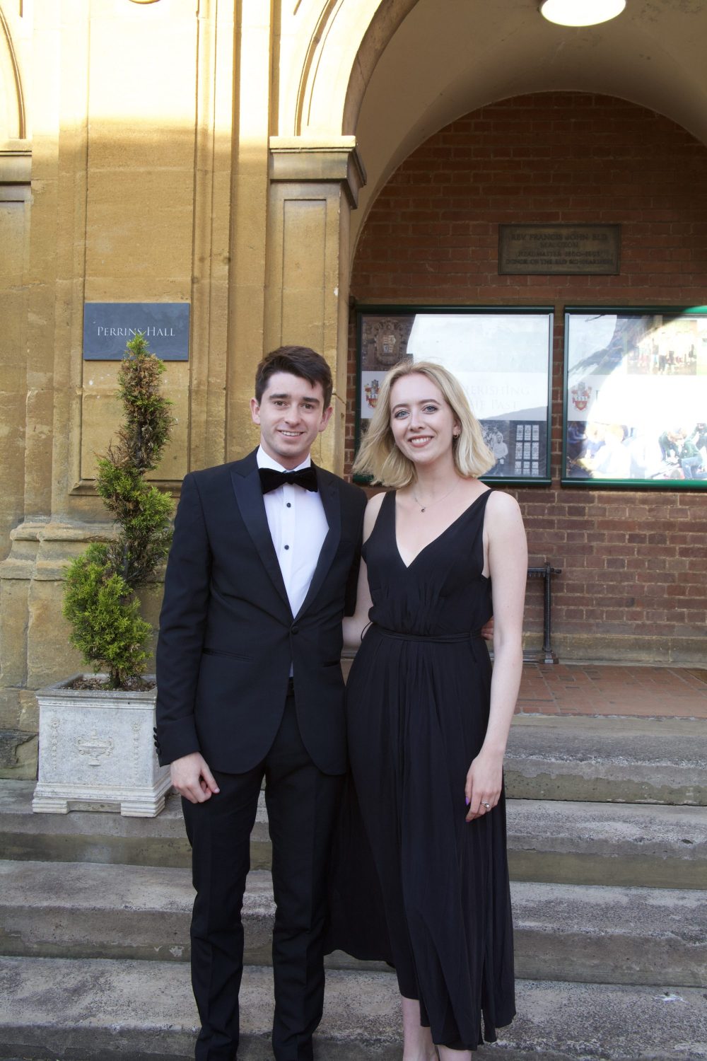 RGS Debating Coach, Miss Amber Warner-Warr and RGS alumnus Mr Felix Haynes