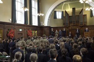 Remembrance Service at RGS Worcester