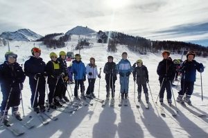 Skiing in Sestriere
