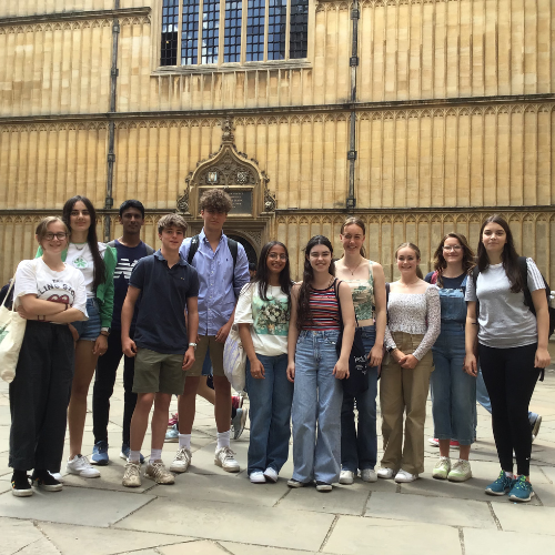 School trip to Oxford University