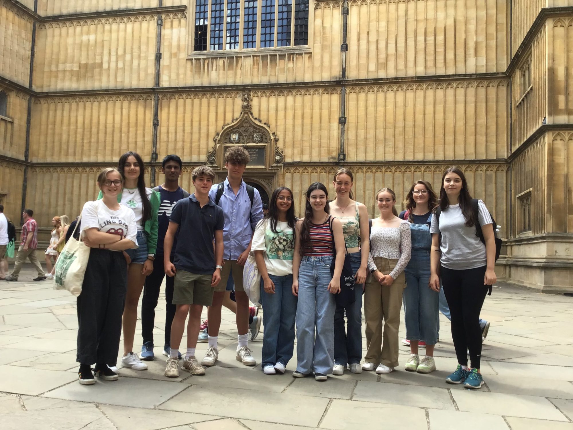 School trip to Oxford University