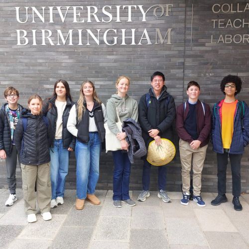 RGS Teams Showcase Chemistry Expertise in Regional Competition  Two teams comprising four pupils from Years Nine to Eleven competed in the annual ‘Top of the Bench’ Chemistry Preliminary Round Quiz at Birmingham University. As soon as the competition date was announced, our team, ably led by Year Eleven pupil Sihan Fu, met the week before to brush up on many aspects of GCSE Chemistry standards and beyond Chemistry. On the day, pupils had to work together in various groupings to complete written paper-based quizzes and came together for the final round. They were pushed to the limit in their general knowledge of Chemistry and a series of problem-solving challenges involving some tricky calculations.   We were kept on edge for 48 hours before the results were announced. From a field of 21 teams from schools across the West Midlands, our team ‘Copper’ comprising of Sihan Fu, Arthur Hasling, Isabelle Gabriel and Lexie Small, was placed 2nd. Team ‘Zinc’, comprising of Rachel Crookhall, Denis Goodwillie-Green, Michael McCabe and Xanthe Carrington-Abraham, came 9th. Such results are impressive, boding well for the future of RGS Chemistry. We await the announcement of details for the final round, which is scheduled to take place at the University in mid-January. This will involve a group of practical tasks to be undertaken in the undergraduate laboratories. Dr William Stephen, Teacher of Chemistry