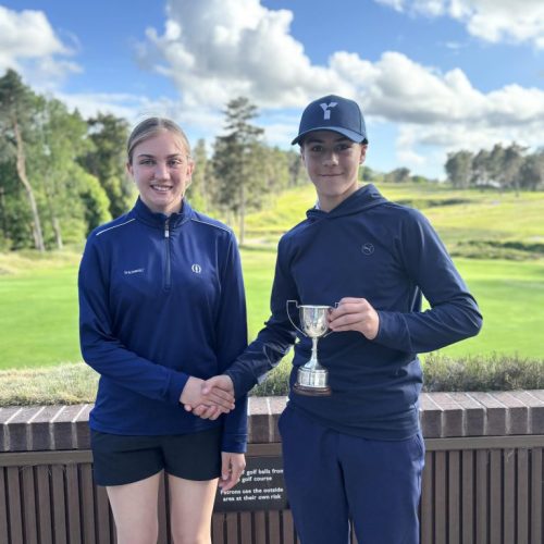 County Golf Championship Success for Year Eight Pupil