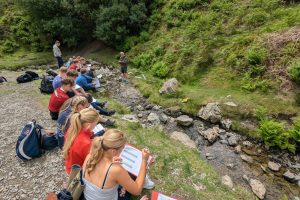 Geographers Enjoy River Studies in the Shropshire Hills