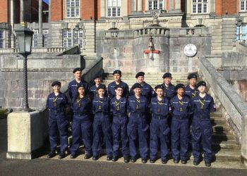 Royal Navy CCF Cadets Visit Britannia Royal Naval College