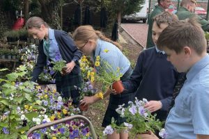 Lower School Gardening Club Blooms into Action Lower School Gardening Club Blooms into Action