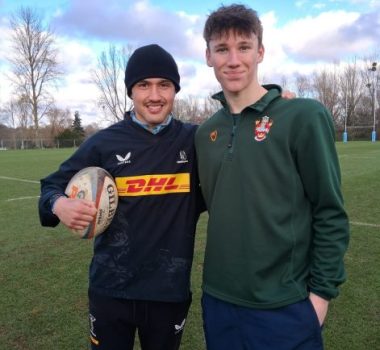 Elite Rugby Insight for Sixth Form Student Milo at Harlequins