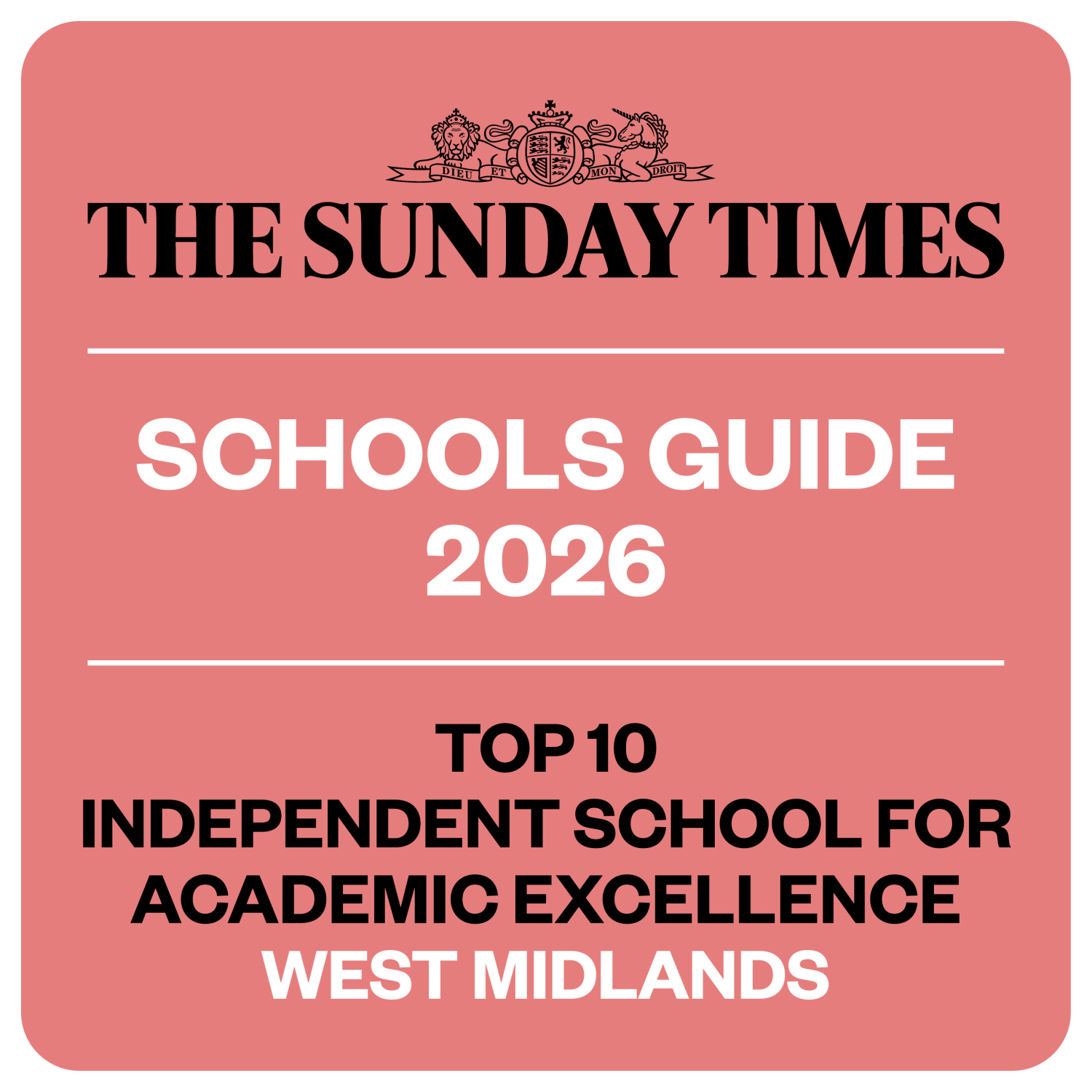 Sunday Times Schools Guide 2026