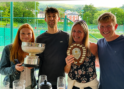 Double County Tennis Success at Manor Park