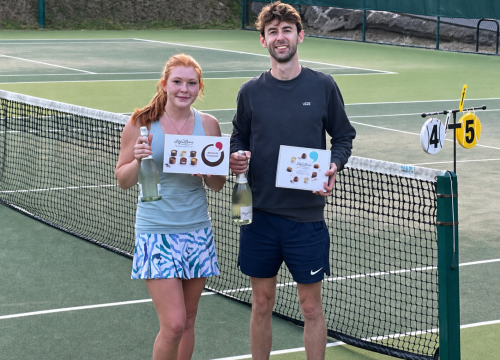 Double County Tennis Success at Manor Park
