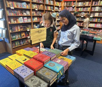 Pupil Librarians Inspired by Author Visit at The Hive Pupil Librarians Inspired by Author Visit at The Hive