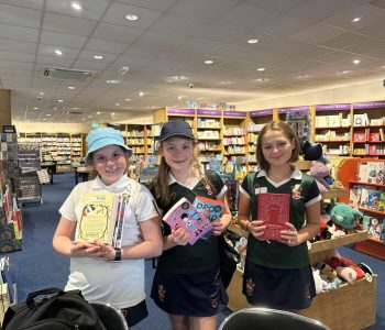 Pupil Librarians Inspired by Author Visit at The Hive Pupil Librarians Inspired by Author Visit at The Hive