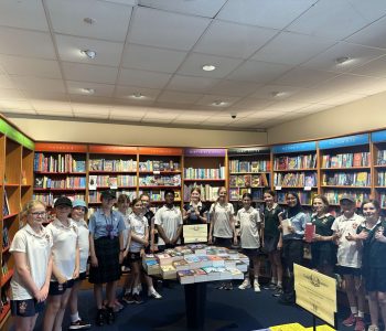 Pupil Librarians Inspired by Author Visit at The Hive Pupil Librarians Inspired by Author Visit at The Hive